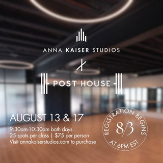 Anna Kaiser Studios AK x POST HOUSE 8/13